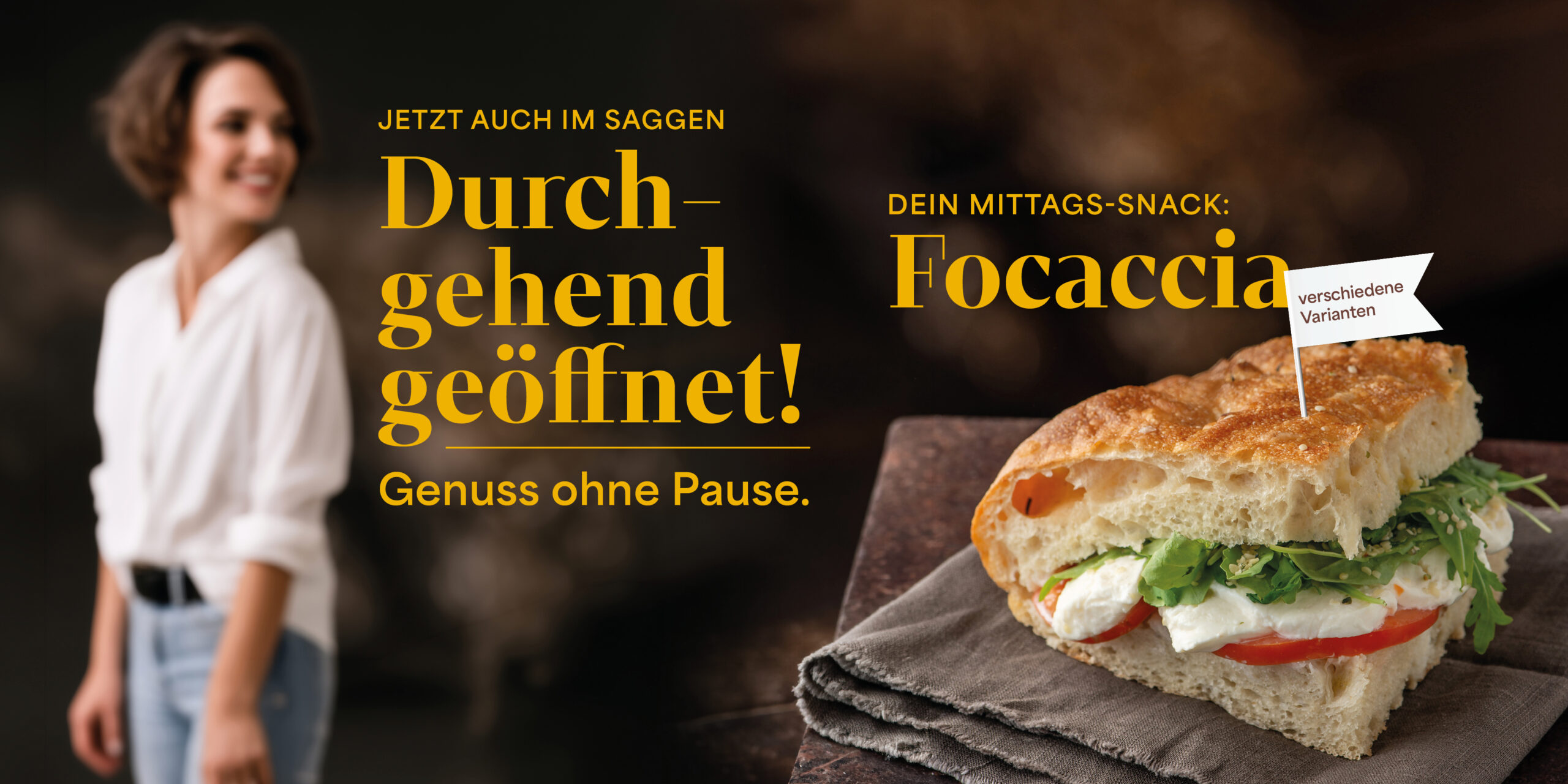 Mittagspause? Wir haben geöffnet!